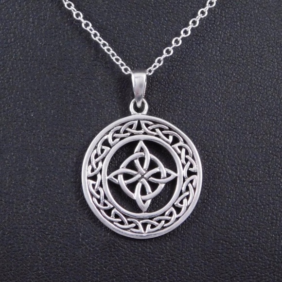 Jewelry - Sterling Silver Celtic Witches Knot Necklace
